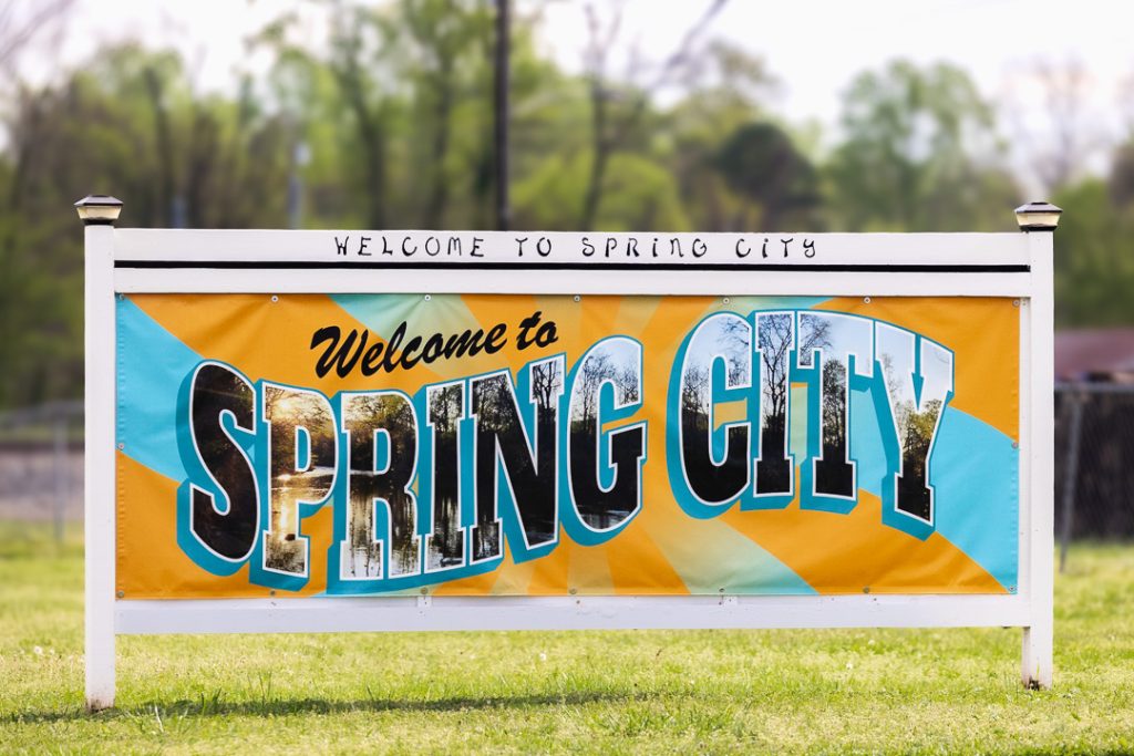 Spring City, Tennessee Sign